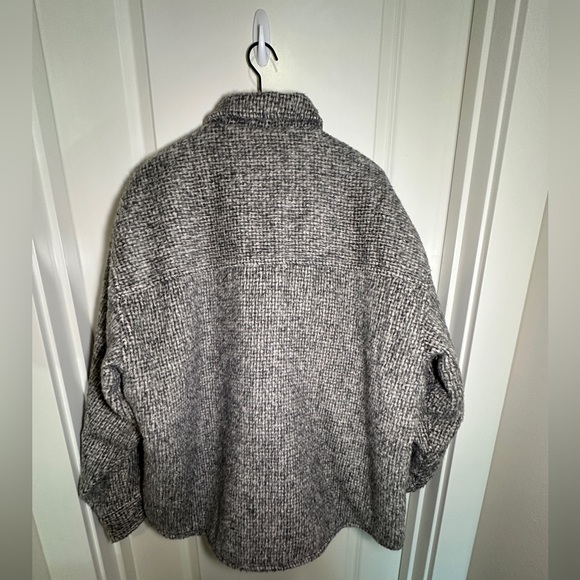 ABERCROMBIE AND FITCH - Fuzzy Sherpa-Lined Shirt Jacket - Menβs 2XL - Picture 4 of 9